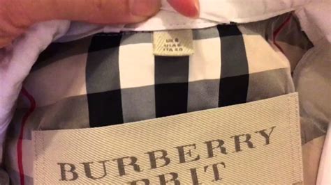 burberry brit rain coat|burberry trench authenticity check.